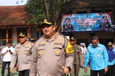 Kapolresta Tuban Minta Pelajar Saling Merangkul dan Berani Cegah Perilaku Menyimpang