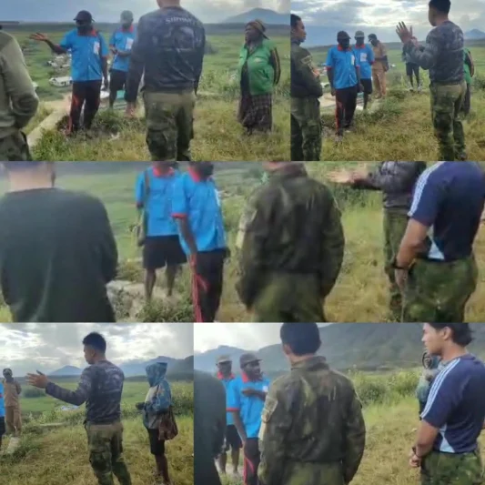 Penuh Kehangatan, Satgas Yonif 2 Marinir Jalin Silaturahmi dan Pererat Ikatan Kekeluargaan dengan Warga Kampung Tuguwai