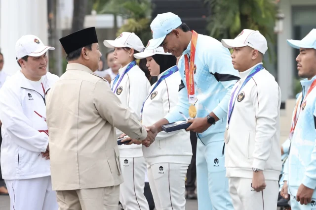 Presiden Prabowo Tepati Janji, Peraih Emas Asian Games Terima Bonus Rp3 Miliar