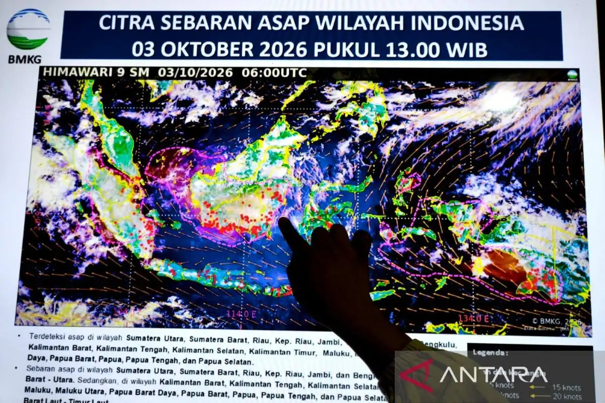 Asap Karhutla Ganggu Kualitas Udara Sulawesi Selatan, BMKG Pantau Perubahan Angin