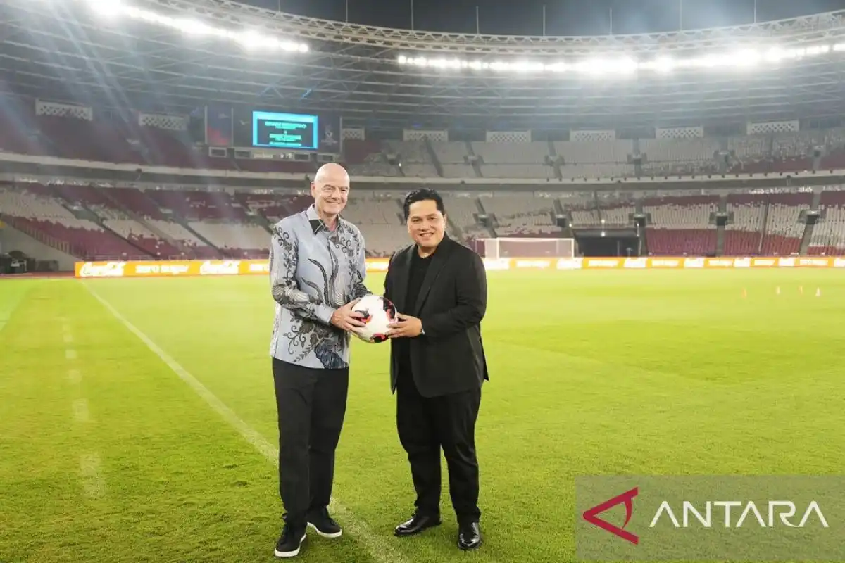 Infantino dan Erick Thohir Pastikan Kesiapan SUGBK untuk Final FIFA ASEAN Cup 2026