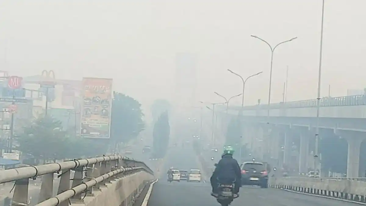 Kabut Asap Picu Kualitas Udara Palembang Masuk Kategori Sangat Berbahaya