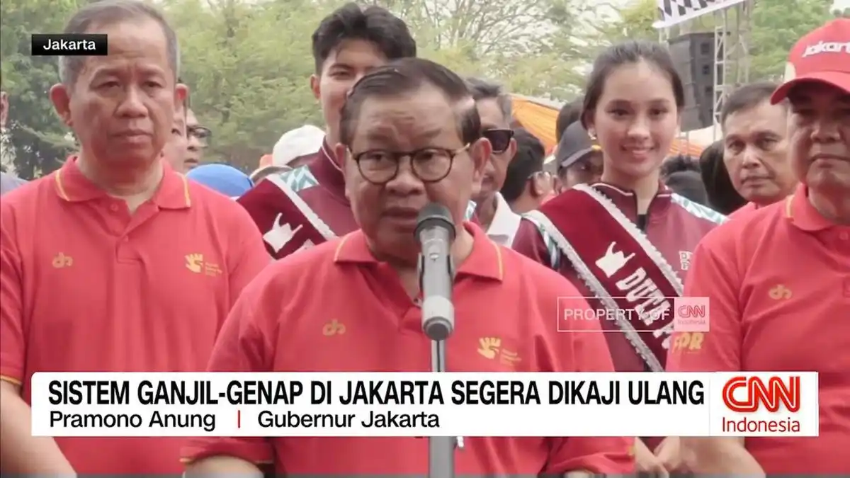 Pramono Anung Kaji Ulang Penerapan Ganjil-Genap di Sejumlah Ruas Jakarta