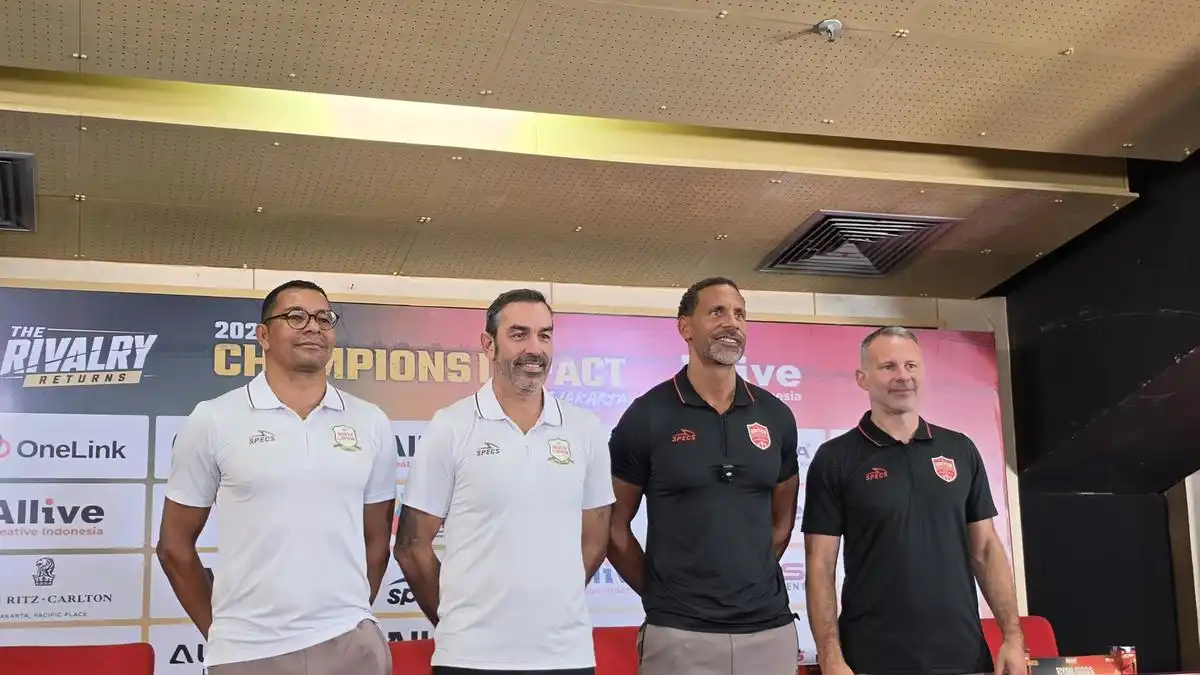 The Rivalry Returns di GBK, Legenda Arsenal dan Manchester United Siap Menghibur Penggemar