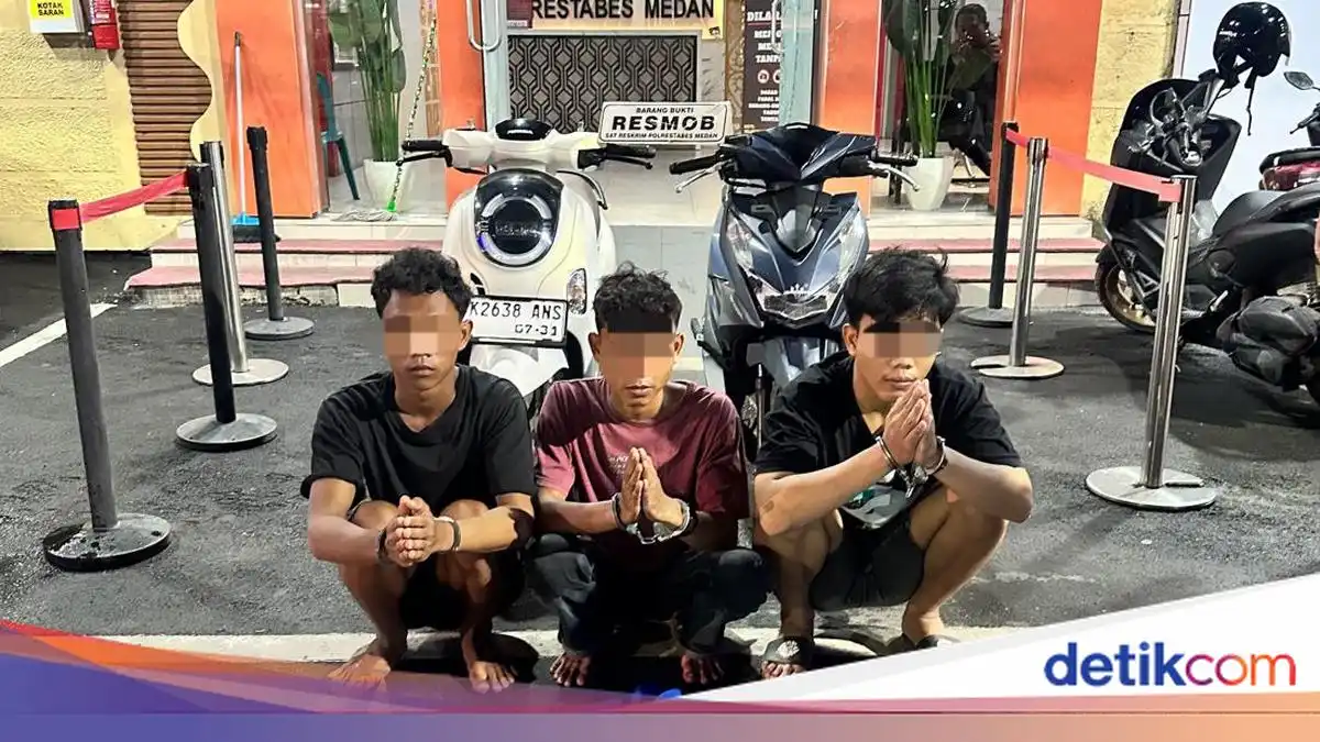 Tiga Remaja Ditangkap Usai Merampas Motor Warga di Deli Serdang