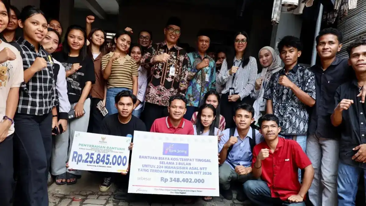 Bantuan Biaya Kos untuk 224 Mahasiswa NTT Korban Gempa