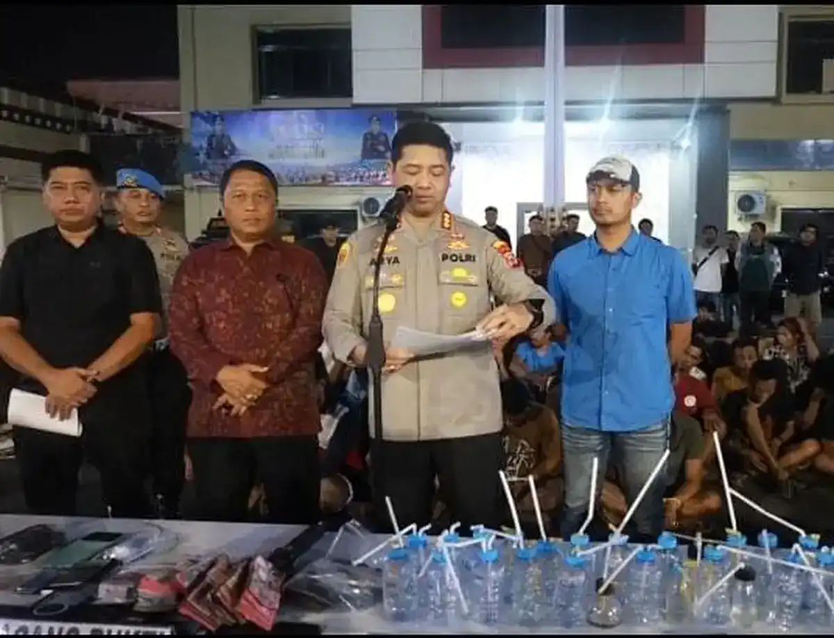 Penggerebekan Kampung Borta Makassar Amankan 104 Orang, 98 Positif Narkoba