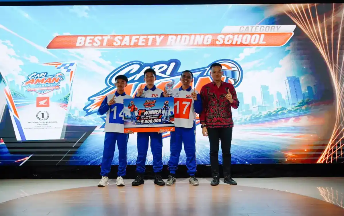 SMK Binaan Honda Asal Cimahi Ukir Prestasi Nasional di Cari Aman Academy 2026