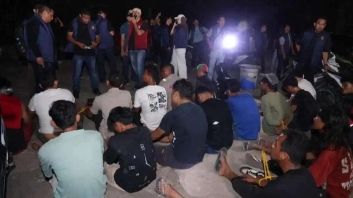 Operasi Narkotika di Dua Titik Batam, 21 Orang Dinyatakan Positif