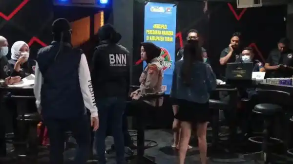Razia Gabungan di Tiga Tempat Hiburan Malam Tuban, 52 Sampel Urine Negatif Narkoba