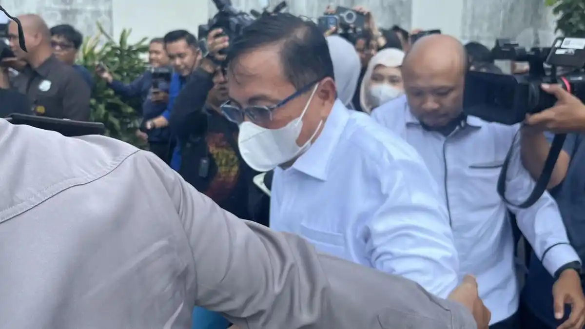 Rustian Bungkam Seusai Diperiksa KPK dalam Kasus OTT di BNPB