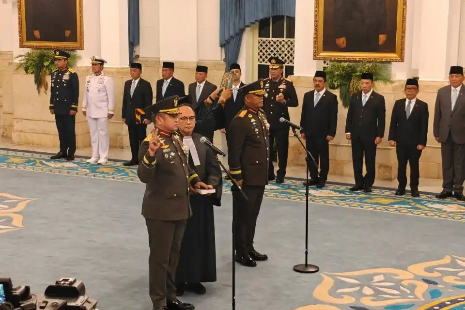 Pergantian Jabatan di Puncak TNI: Maruli Simanjuntak dan Tandyo Budi Revita Dilantik