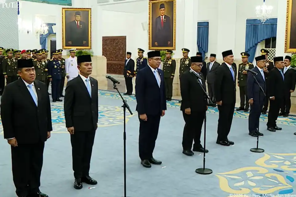 Prabowo Lantik Empat Wakil Menteri dan Sejumlah Pejabat Lain di Istana Negara