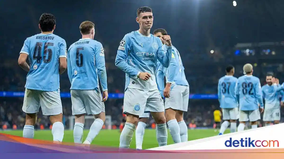 Hat-trick Foden Warnai Kemenangan 5-1 Manchester City atas AEK Athens