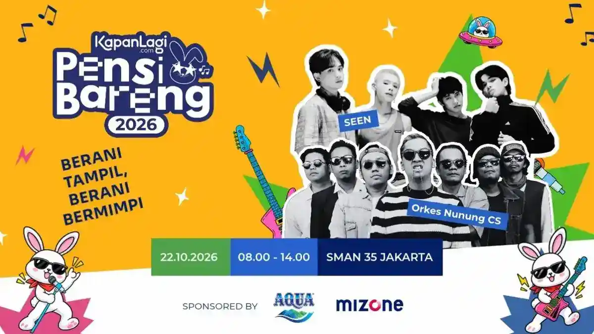 Kapanlagi Pensi Bareng 2026 Tutup Roadshow di SMAN 35 Jakarta