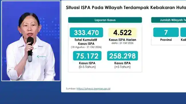 Dampak Karhutla Meluas: Kualitas Udara Berbahaya dan Ratusan Ribu Kasus ISPA