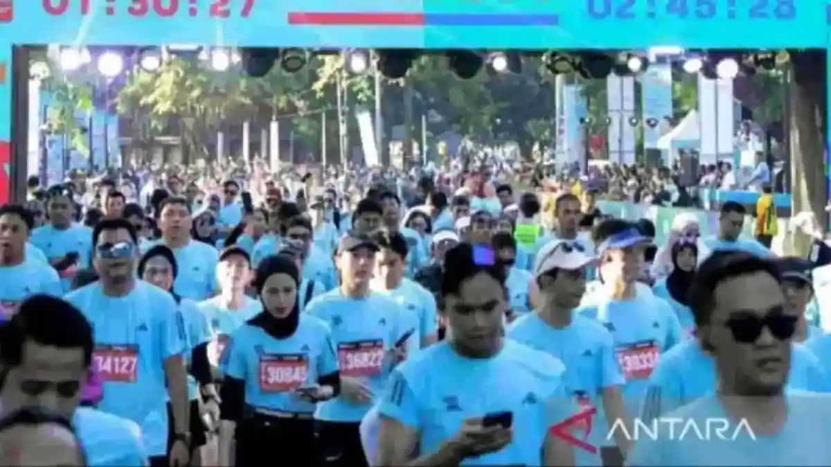 Pelari Terobos Batas Waktu Jakarta Running Festival, Muldan Sampaikan Permintaan Maaf