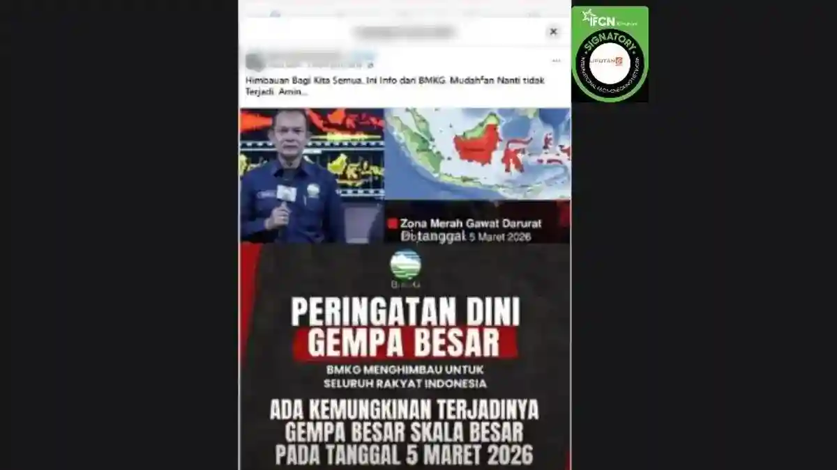 Hoaks Gempa di Media Sosial: Klaim yang Beredar dan Fakta yang Perlu Diperiksa