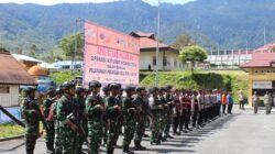 Kodim 1714/Puncak Jaya Turun Hadir Bersama Apel Gelar Pasukan TNI/Polri, Satgas dan Apintel Pada Operasi Ketupat Noken 2026